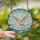 Art & Nature Lovers' Tiffany Style Stained Glass Peace Dove Iridescent Pink Lavender Blue Sky Mosaic Pattern Stained Glass Suncatcher - 2