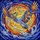 Art Lovers' Majestic Tiffany Stained Glass Crane Flight Jewel Tone Ethereal Sky Mosaic Stained Glass Suncatcher - 7