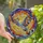 Art Lovers' Majestic Tiffany Stained Glass Crane Flight Jewel Tone Ethereal Sky Mosaic Stained Glass Suncatcher - yzw8unznzB