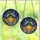 Halloween Enthusiasts' Grinning Jack-o'-Lantern Witch Hat Vibrant Tiffany Stained Glass Forest Night Mosaic Stained Glass Suncatcher - 3