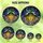 Halloween Enthusiasts' Grinning Jack-o'-Lantern Witch Hat Vibrant Tiffany Stained Glass Forest Night Mosaic Stained Glass Suncatcher - 6