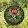 Women's Radiant Stained Glass Pink Rose Emerald Green Swirling Botanical Art Stained Glass Suncatcher - 4