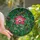 Nature Lovers' Vibrant Pink Orchid Tiffany-Style Stained Glass Intricate Floral Mosaic Pattern Stained Glass Suncatcher - 1