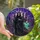 Gothic Art Lovers' Iridescent Grim Reaper Stained Glass Gothic Cityscape Aqua Purple Stained Glass Suncatcher - CWzAeQjm3e