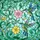 Nature Lovers' Edge-to-Edge Jewel Tone Hummingbirds Pink Blossom Stained Glass Botanical Mosaic Stained Glass Suncatcher - 7