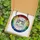 Cat Lovers' Intricate Stained Glass White Cat Emerald Eyes Rainbow Mosaic Tiffany Art Pattern Stained Glass Suncatcher - 5
