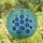 Art & Nature Lovers' Vibrant 8K Tiffany Stained Glass Blue Delphinium Floral Mosaic Sapphire Emerald Stained Glass Suncatcher - 34--sWNpwu