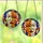Abstract Art Lovers' Tiffany Stained Glass Cubist Face Vibrant Orange Purple Crimson Edge-to-Edge Mosaic Stained Glass Suncatcher - 3