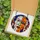 Abstract Art Lovers' Tiffany Stained Glass Cubist Face Vibrant Orange Purple Crimson Edge-to-Edge Mosaic Stained Glass Suncatcher - 5