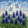 Nature Lovers' High Contrast Stained Glass Bluebonnet Butterfly Mosaic Jewel Tone Art Stained Glass Suncatcher - 7