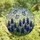 Nature Lovers' High Contrast Stained Glass Bluebonnet Butterfly Mosaic Jewel Tone Art Stained Glass Suncatcher - 4