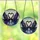 Art Lovers' Tiffany Stained Glass Black Swans Heart Teal Purple Pink Water Sky Stained Glass Suncatcher - 3