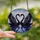 Art Lovers' Tiffany Stained Glass Black Swans Heart Teal Purple Pink Water Sky Stained Glass Suncatcher - 2