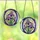 Nature Lovers' Tiffany Stained Glass Purple Iris Emerald Green Floral Mosaic Pattern Stained Glass Suncatcher - 3