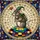 Fantasy Art Enthusiasts' Whimsical Rat Ornate Stained Glass Cosmic Chart Jewel Tone Mosaic Stained Glass Suncatcher - 7