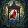 Nature Lovers' Radiant Stained Glass Cardinal & Forget-Me-Nots Jewel Tone Mosaic Stained Glass Suncatcher - 7