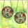 Nature Lovers' Intricate Stained Glass Ruby Hummingbirds Hibiscus Bloom Green Foliage Mosaic Stained Glass Suncatcher - 3