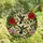 Nature Lovers' Intricate Stained Glass Ruby Hummingbirds Hibiscus Bloom Green Foliage Mosaic Stained Glass Suncatcher - 4