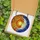 Celestial Enthusiasts Tiffany Stained Glass Moon Sun Kiss Mosaic Pattern Vibrant Blue Orange Yellow Stained Glass Suncatcher - 5