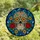 Art Lovers' Vibrant Stained Glass Sugar Skull Intricate Floral Calavera Marigold Rose Mosaic Pattern Stained Glass Suncatcher - 4