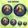 Nature Lovers' Tiffany Style Cardinal Pair Red Gold Indigo Jewel Tone Winter Mosaic Art Stained Glass Suncatcher - SWCJqHY7FK