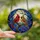 Nature Lovers' Tiffany Style Cardinal Pair Red Gold Indigo Jewel Tone Winter Mosaic Art Stained Glass Suncatcher - dE1oHz43-v