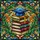 Lifelong Learner's Luminous Tiffany Stained Glass Books Cap Emerald Ruby Gold Botanical Art Stained Glass Suncatcher - 7