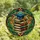 Lifelong Learner's Luminous Tiffany Stained Glass Books Cap Emerald Ruby Gold Botanical Art Stained Glass Suncatcher - 4