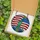 Patriotic Americans' Tiffany Stained Glass Statue of Liberty American Flag Mosaic Edge-to-Edge Jewel Tones Stained Glass Suncatcher - 5