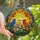 Nature Lovers' Tiffany Stained Glass Mosaic Three Vibrant Birds Perched Autumn Foliage Brilliant Jewel Tones Stained Glass Suncatcher - jRKX-Rk3vn