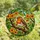 Nature Lovers' Vibrant Tiffany Style Stained Glass European Robin Floral Mosaic Stained Glass Suncatcher - 4