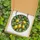 Nature Lovers' Vibrant Stained Glass Lemon & Leaf Emerald Green Geometric Mosaic Stained Glass Suncatcher - xNj2sgJpjR