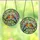 Nature Lovers' Stained Glass Robins, Pink Blossoms & Green Leaves, Tiffany Mosaic Jewel Tones Stained Glass Suncatcher - 3