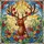 Nature Lovers' Majestic Deer Tiffany Stained Glass Floral Mosaic Rich Brown & Jewel Tones Stained Glass Suncatcher - 7