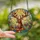Nature Lovers' Majestic Deer Tiffany Stained Glass Floral Mosaic Rich Brown & Jewel Tones Stained Glass Suncatcher - 2