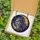 Nature Lovers' Majestic Stained Glass Wolf Head Golden Moon Cosmic Mosaic Jewel Tones Stained Glass Suncatcher - 5