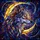 Nature Lovers' Majestic Stained Glass Wolf Head Golden Moon Cosmic Mosaic Jewel Tones Stained Glass Suncatcher - 7
