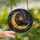 Doberman Lovers' Tiffany Style Stained Glass Pinscher Golden Moon Cosmic Night Sky Jewel Tones Stained Glass Suncatcher - 2