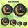Doberman Lovers' Tiffany Style Stained Glass Pinscher Golden Moon Cosmic Night Sky Jewel Tones Stained Glass Suncatcher - 6
