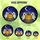 Halloween Enthusiasts' Tiffany Stained Glass Ghosts Jack-o'-Lantern Spooky Night Mosaic Jewel Tones Stained Glass Suncatcher - 6