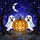 Halloween Enthusiasts' Tiffany Stained Glass Ghosts Jack-o'-Lantern Spooky Night Mosaic Jewel Tones Stained Glass Suncatcher - 7