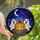 Halloween Enthusiasts' Tiffany Stained Glass Ghosts Jack-o'-Lantern Spooky Night Mosaic Jewel Tones Stained Glass Suncatcher - 1