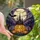 Spooky Season Lovers' Jewel Tone Stained Glass Jack-o'-Lantern Gothic Castle Forest Moon Stained Glass Suncatcher - 1