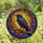 Nature & Art Lovers' Glowing Stained Glass Raven Jewel Tone Celestial Mosaic Design Stained Glass Suncatcher - 4