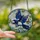 Art Enthusiasts' Dynamic Stained Glass Magpie Flight, Iridescent Blue Purple Mosaic Art Stained Glass Suncatcher - 2