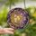 Celestial Art Lovers' Tiffany Stained Glass Moon Goddess Golden Sun Cosmic Galaxy Mosaic Deep Purples Blues Stained Glass Suncatcher - JSmruf6q64