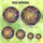 Celestial Art Lovers' Tiffany Stained Glass Moon Goddess Golden Sun Cosmic Galaxy Mosaic Deep Purples Blues Stained Glass Suncatcher - SyL02lb9ZU