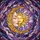 Celestial Art Lovers' Tiffany Stained Glass Moon Goddess Golden Sun Cosmic Galaxy Mosaic Deep Purples Blues Stained Glass Suncatcher - 7
