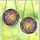 Celestial Art Lovers' Tiffany Stained Glass Moon Goddess Golden Sun Cosmic Galaxy Mosaic Deep Purples Blues Stained Glass Suncatcher - p-F58d7huK
