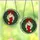 Christmas Decor Lovers' Intricate Stained Glass Red Stocking Holly Wreath Jewel Tone Mosaic Stained Glass Suncatcher - YttSYnZDdy